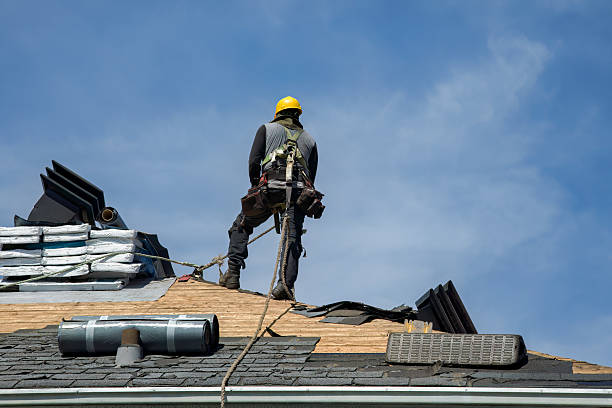Professional Flat Roof Repair technician working in Alexander City, AL